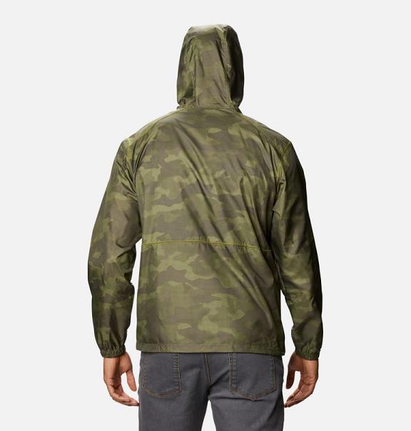 Columbia Flash Forward Windbreaker Green For Men's NZ84039 New Zealand